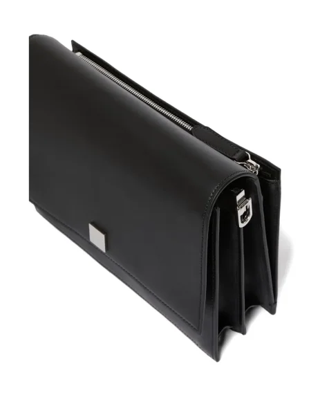 Geantă messenger Max Mara negru