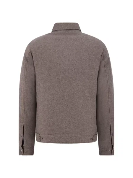 Geacă Woolrich cu autograf maro