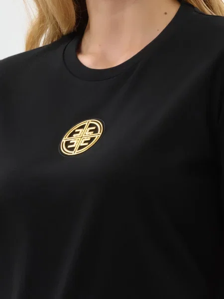 Футболка Elisabetta Franchi чорна