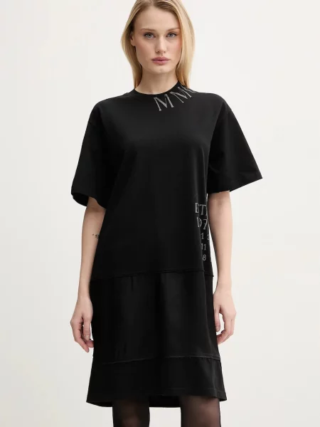Maison Margiela sukienka mini prosta czarny