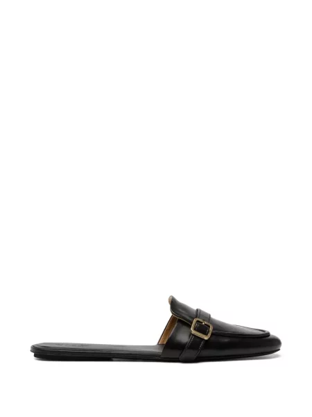 Papuci tip mules Marsell fără toc negru