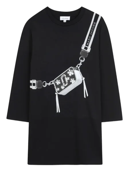 Sukienka mini dziecięca Marc Jacobs czarna