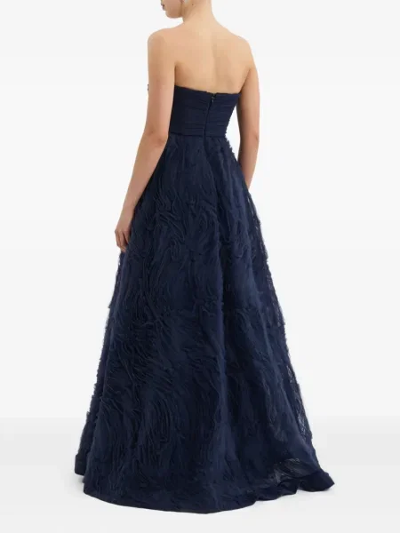 Rochie Rebecca Vallance cu volane albastru