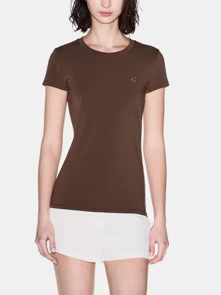 Футболка Armani Exchange коричневая