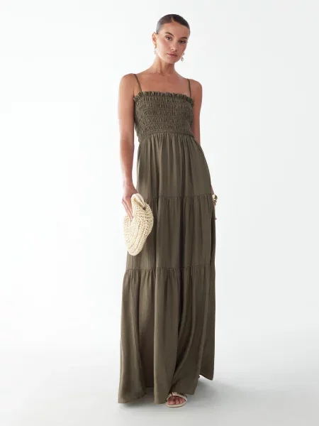 St MRLO Rochie LENNIE' verde