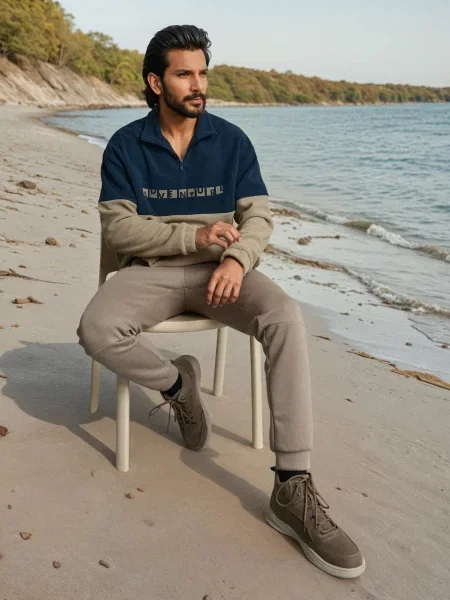 Спортивні штани сіро-коричневий коричневі