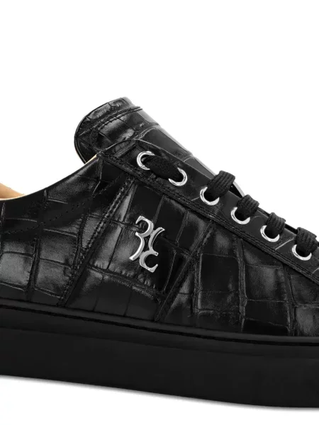 Sneakerși Billionaire din piele negru