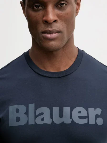 Blauer tricou din BOURN
