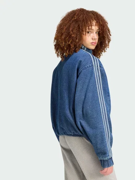 Джинсовая куртка Adidas синяя