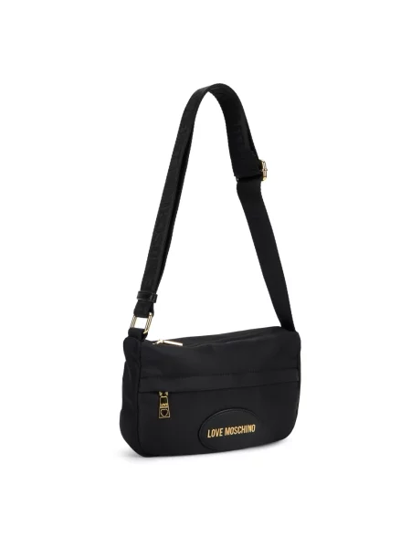 Torebka Love Moschino z logo czarna