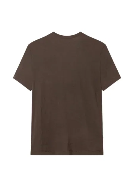 Tricou James Perse cu decolteu rotund maro