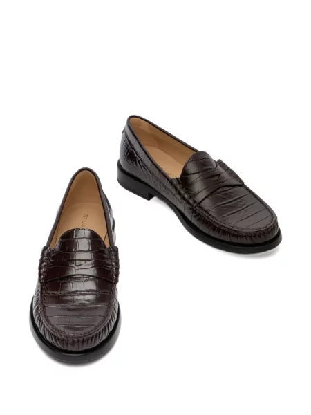 Pantofi loafer Stuart Weitzman maro