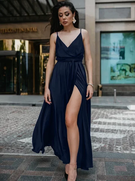 Макси платье Jadone Fashion синее