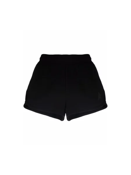 Szorty Golden Goose z nadrukiem casual czarne