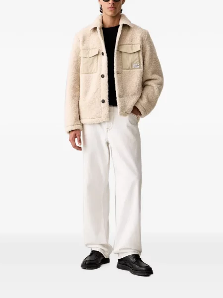 Geacă Marc O'polo din fleece alb