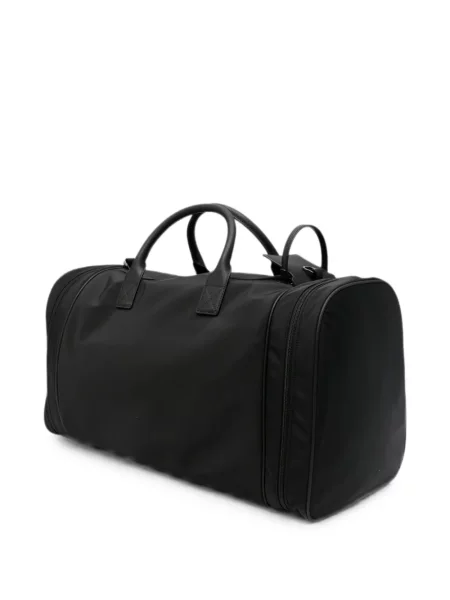 Taška Emporio Armani s autogramem černá