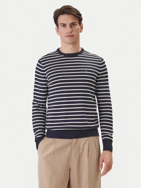 Tommy Hilfiger Pulover Essential Bleumarin