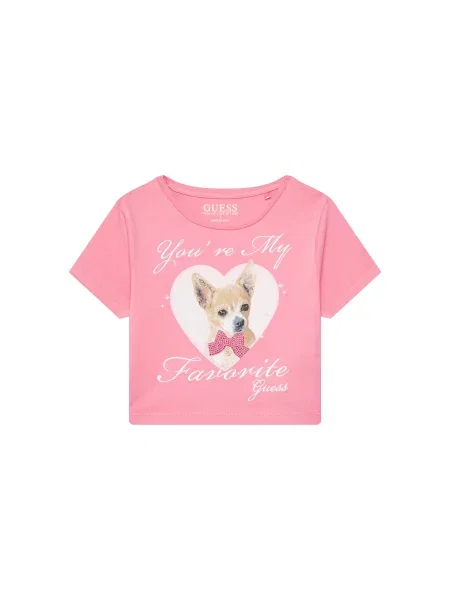 Футболка Guess розовая