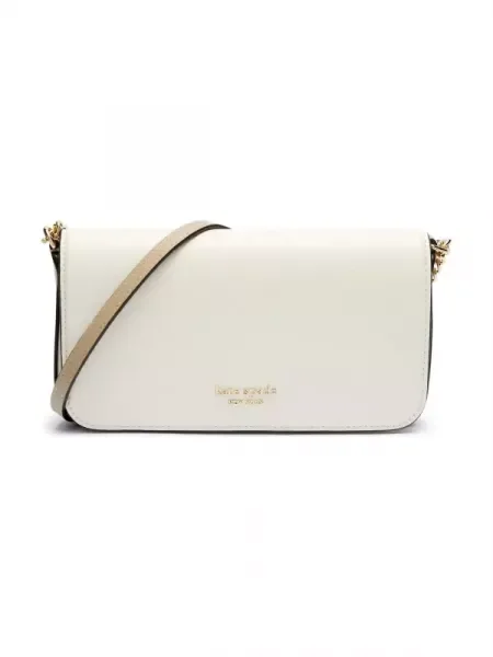 Kate Spade De piele geantă poștaș bej