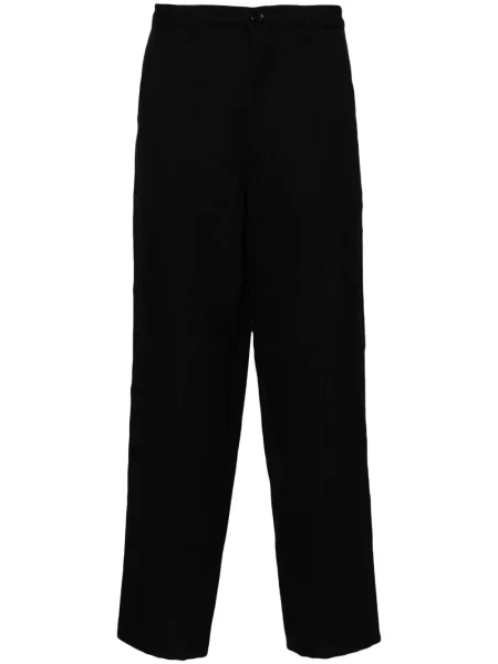 Vlněné zúžené kalhoty Comme Des Garçons černé