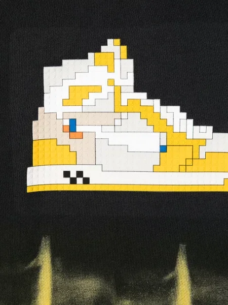 Hoodie Mostly Heard Rarely Seen 8-bit μαύρο