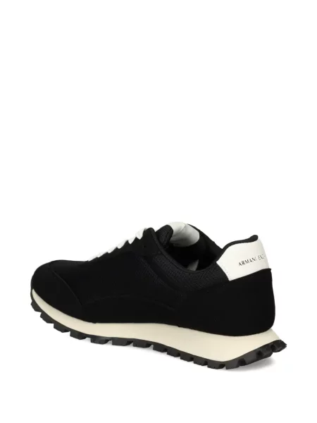 Sneakerși Armani Exchange plasă negru
