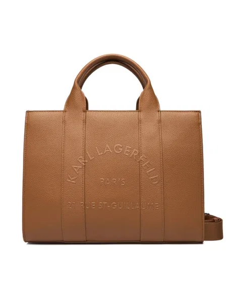 Geantă shopper Karl Lagerfeld maro