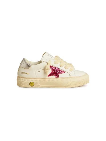 Sneakersy dziecięce Golden Goose May białe