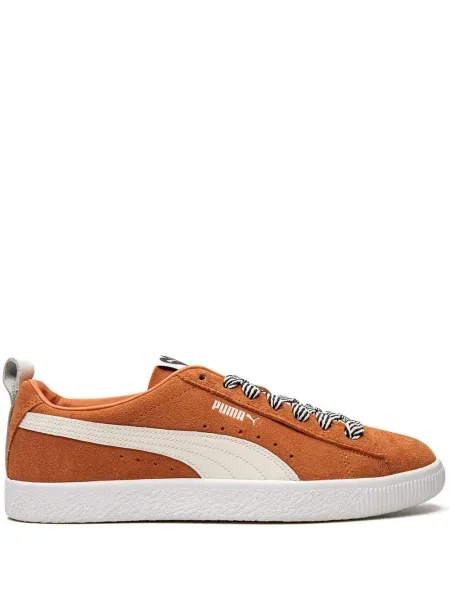 Sneakerși Puma Suede din piele de căprioară portocaliu