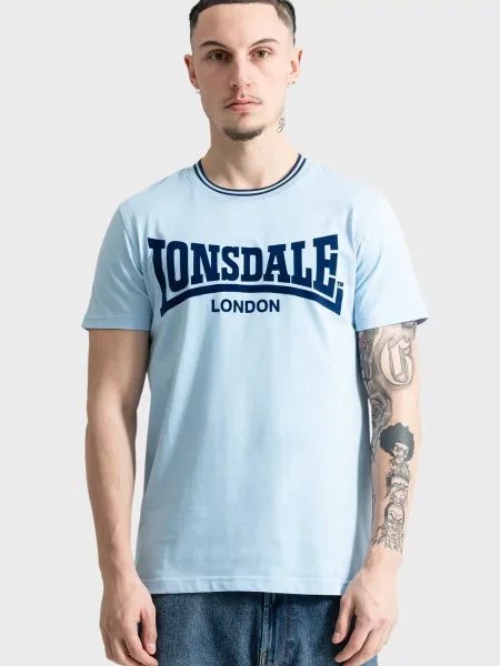 Футболка Lonsdale блакитна