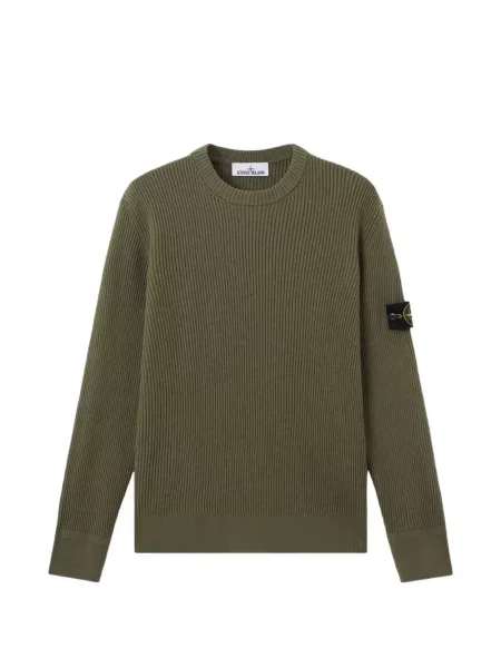 Pulover Stone Island cu strasuri verde