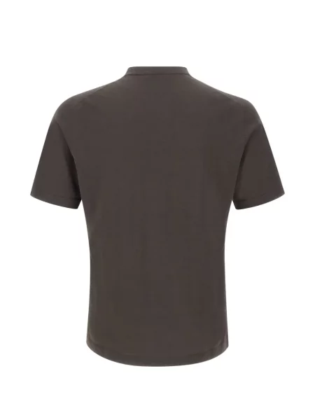 Tricou Kangra cu decolteu rotund maro