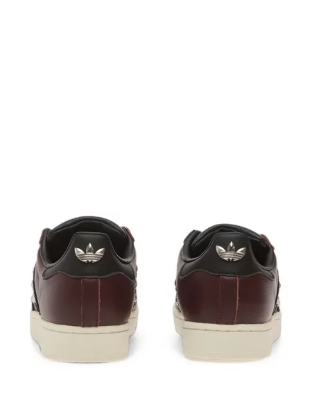 Geacă Adidas cu dungi alergare roșu