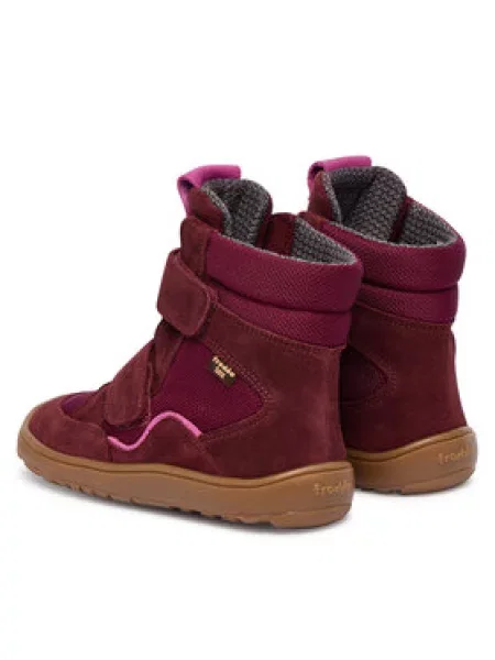 Froddo Zimski škornji Barefoot Tex Winter Tl D Bordo rdeča