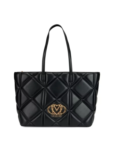 Shopperka Love Moschino z logo czarna