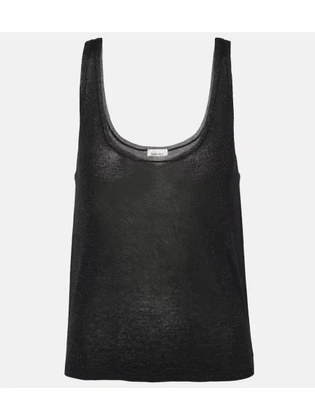 Top Saint Laurent negru