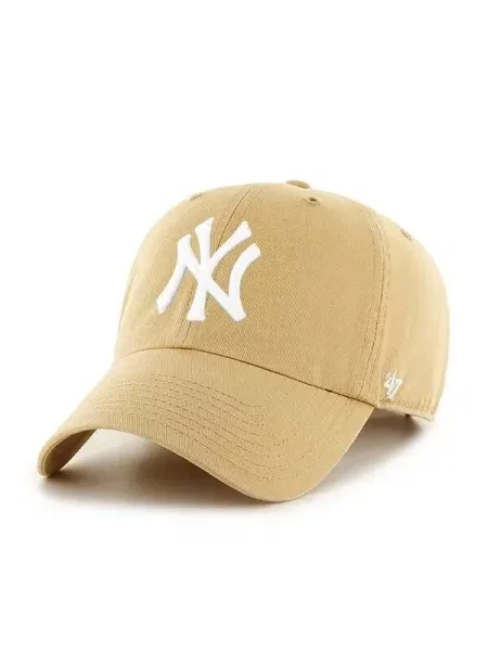 New York Clean Up Lifestyle Czapka baseballowa Regulowana Jasnobeżowy beżowa