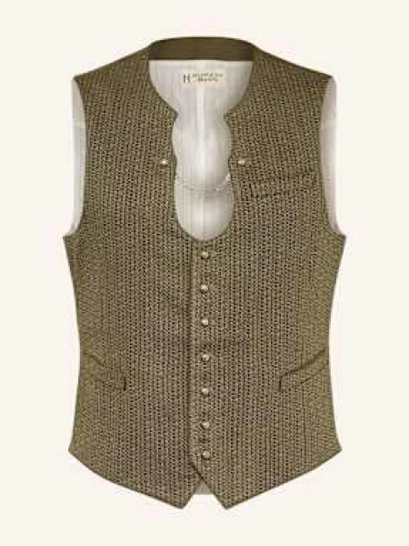 Heimatglück Tracht Krojová Vesta Alex olivová