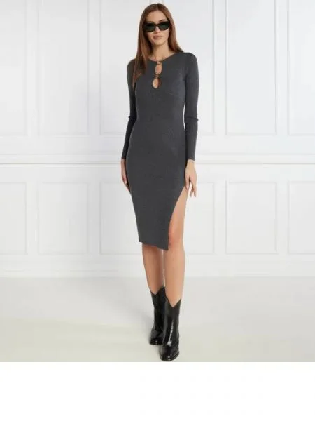 Pinko De lână rochie gri