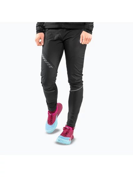 Pantaloni de alergare pentru femei DYNAFIT Alpine Hybrid black out negru