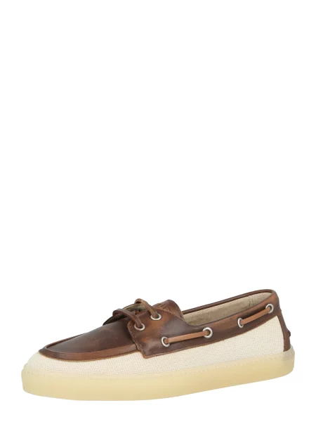 Copenhagen Studios Mocasini crem / închis maro