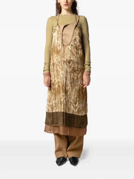 Rochie Muller Of Yoshiokubo cu model floral cu imagine cu legături