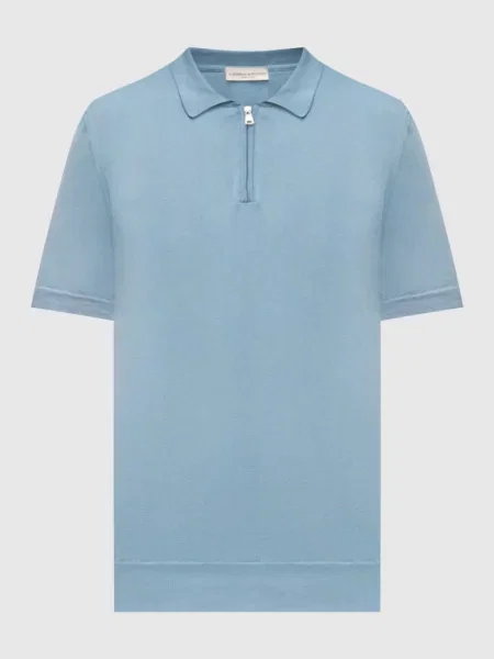 Поло Cashmere&whiskey блакитне