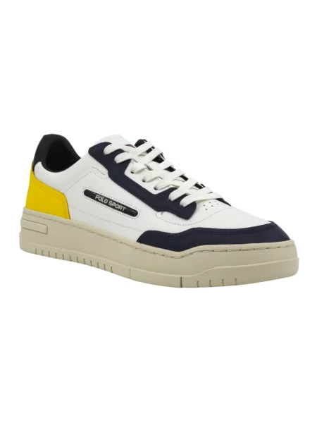 Sneakersy Polo Ralph Lauren skórzane białe