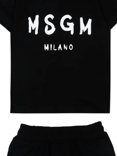 Szorty dziecięce Msgm czarne