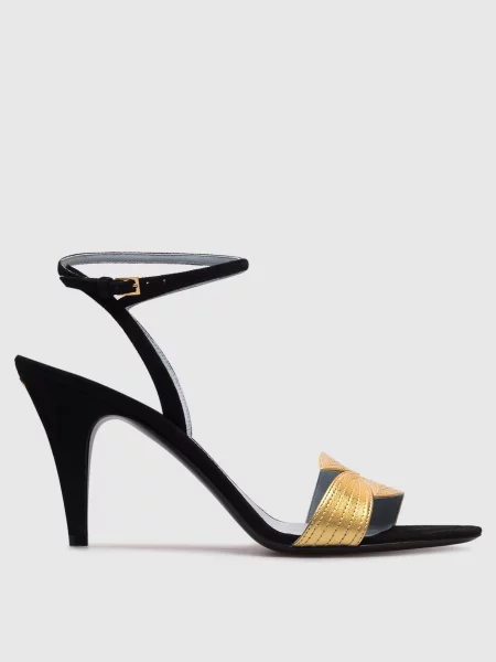 Замшеві босоніжки FOLIEFOLIAGE Valentino чорні