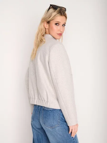 Бомбер сірий