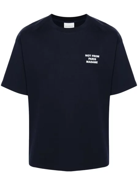 Tricou Drole De Monsieur cu imagine albastru