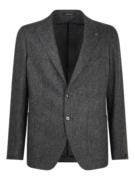 Sacou Tagliatore cu model herringbone gri