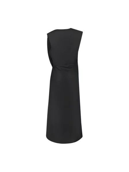 Sukienka Jacquemus z drapu czarna